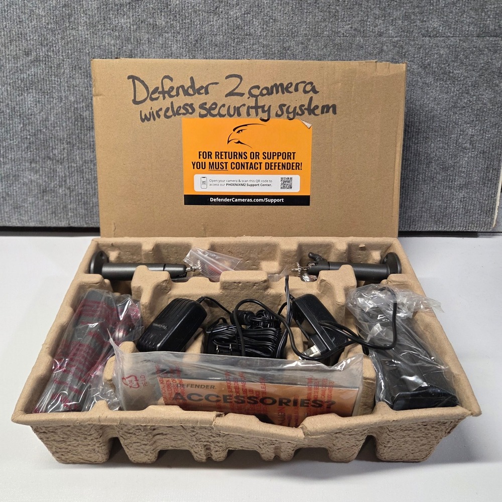 Defender PhoenixM2 PHOENIXM22C 2 Camera Wireless Security System No Monitor